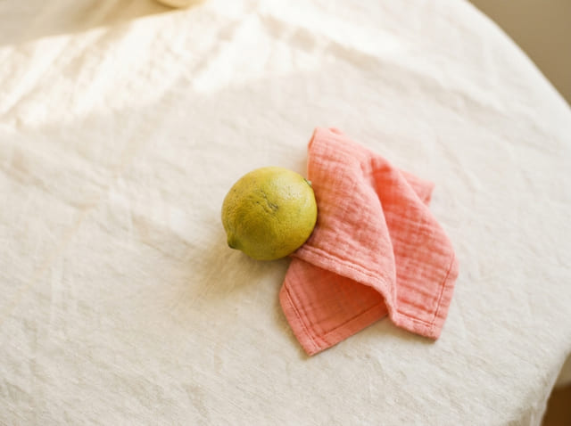 A lime, the size of a baby at week 12